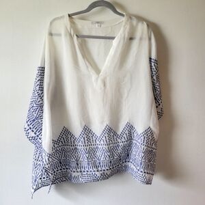 Drew embroidered top size medium.